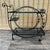 Green Mid Century Wrought Iron Marble Top Patio Serving Cart in the Salterini Style. Circa 1960s For Sale - Image 8 of 17