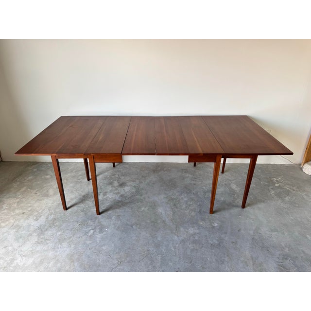 Vintage Henkel Harris Williamsburg-Style Solid Cherry Drop Leaf Dining Table For Sale - Image 11 of 12