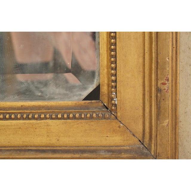Antique European Louis XVI Neoclassical Trumeau Wall Mirror For Sale - Image 11 of 13