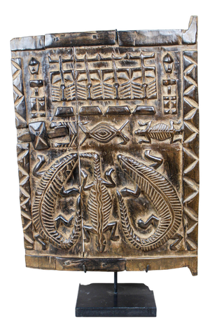 Dogon Granary Door on Stand