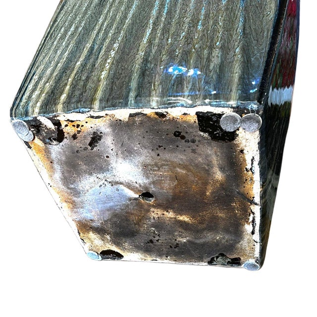 Brown Beautiful and Large Flambe Glaze Planter From Shiwan For Sale - Image 8 of 9