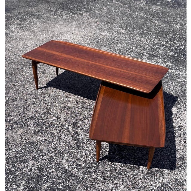 Mid-Century Modern Fully-Refinished Mid Century Bassett Artisan Switchblade Coffee Table For Sale - Image 3 of 7