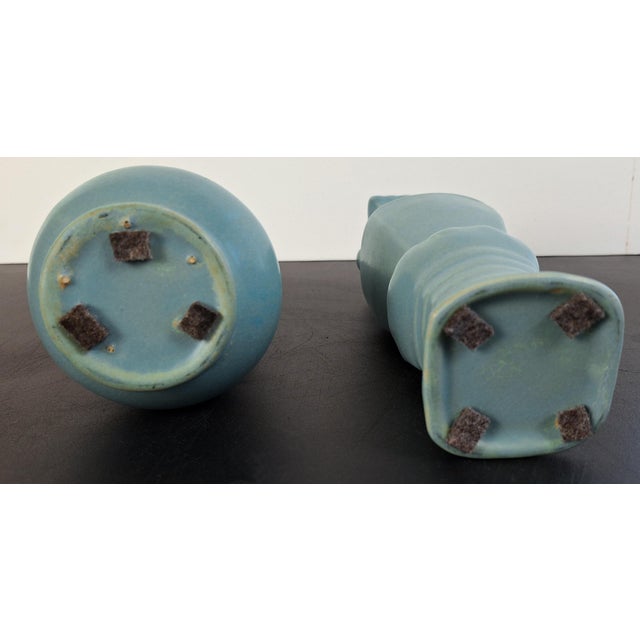 Mid 20th Century A Set of a Chinese Porcelain Ru Yao Huluping and a Fengweizun For Sale - Image 5 of 6