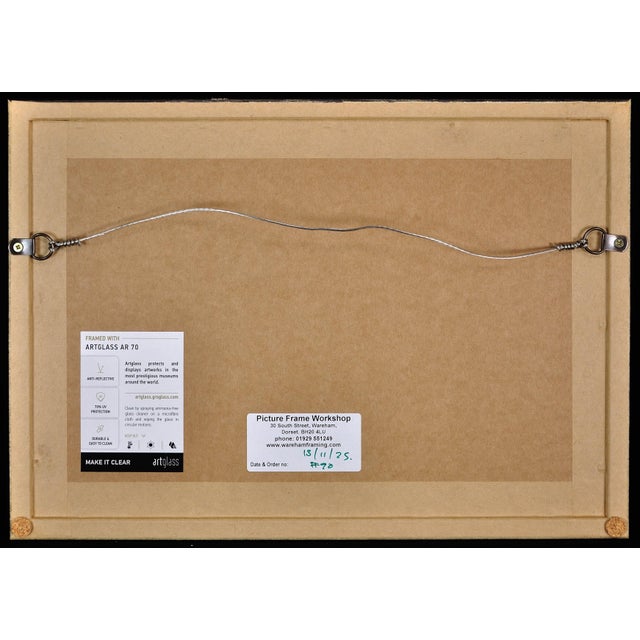 Edwin Lord Weeks, Travellers by a River Nile Tributary at Sundown, Egypt, 1800s, Watercolor & Paper For Sale - Image 4 of 18