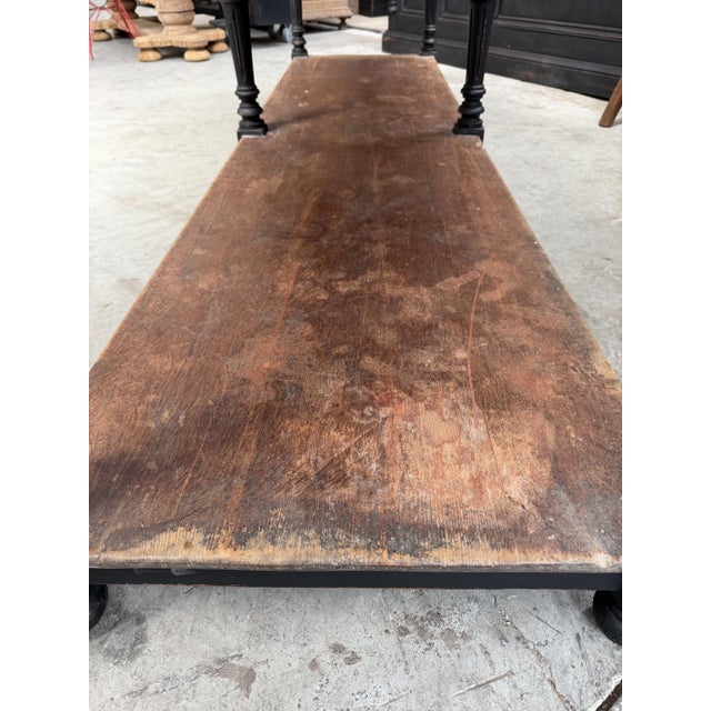 Early 20th Century Cloth Merchant's Table For Sale - Image 14 of 17