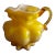 Vintage Kanawha Yellow Cased Glass Miniature Pitcher For Sale