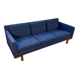 Mid-Century Modern Sofa in the Style of Marshall Field’s – Newly Upholstered For Sale