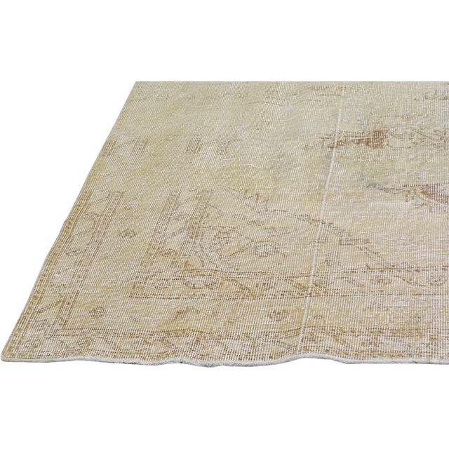 Vintage Turkish Anatolian Hand Knotted Wool Rug, 4'9"x9'1" For Sale - Image 4 of 6