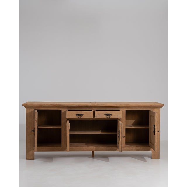 Brutalist Buffet With Iron Hardware For Sale - Image 9 of 12