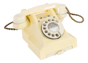 Mid-Century Bakelite Model 328L Rotary Telephone, 1952