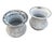 2000 - 2009 Pair of Vintage Faux-Stone Chipped Resin Garden Planters For Sale - Image 5 of 12