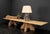 Brutalist Table Handcrafted Soaped Oak Bench, 1960s For Sale - Image 4 of 18