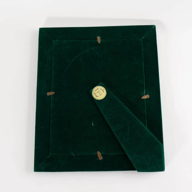 Vintage Green Faux Marble Frame For Sale - Image 9 of 10