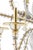 Contemporary Huge Transparent and Gold Ca’ Rezzonico With Leaves Murano Glass Chandelier For Sale - Image 3 of 7