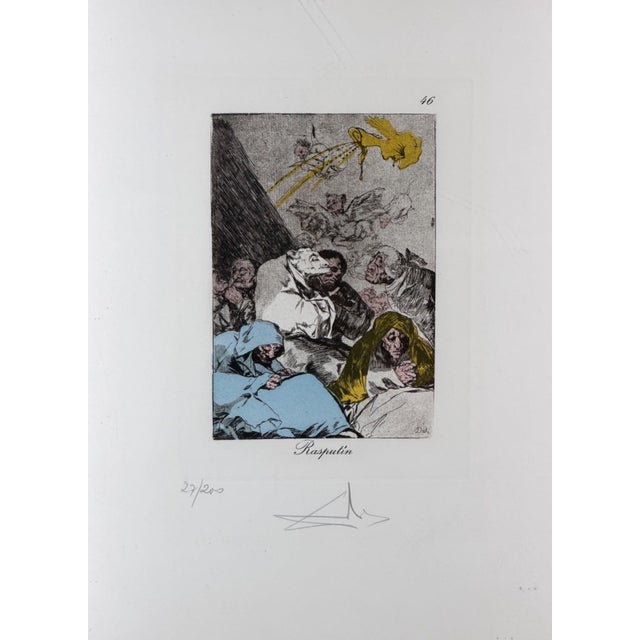 ARTIST: Salvador Dali TITLE: Les Caprices de Goya Rasputin MEDIUM: Etching SIGNED: Hand Signed by Salvador Dali EDITION...