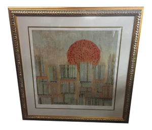 Giovanni Franko Serigraph "The Sun in the City" Serigraph Signed Lmt Ed