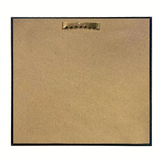 Two Rabbits 5x6" Print on Canvas in Wide Antiqued Gold Frame For Sale - Image 4 of 4