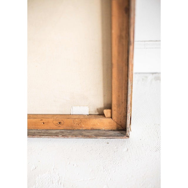 1960's Isaac Jiro Abstract Oil Painting on Canvas For Sale - Image 9 of 11