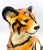Orange Life-Size Italian Style Ceramic Tiger Cub – Maximalist / Safari For Sale - Image 8 of 11