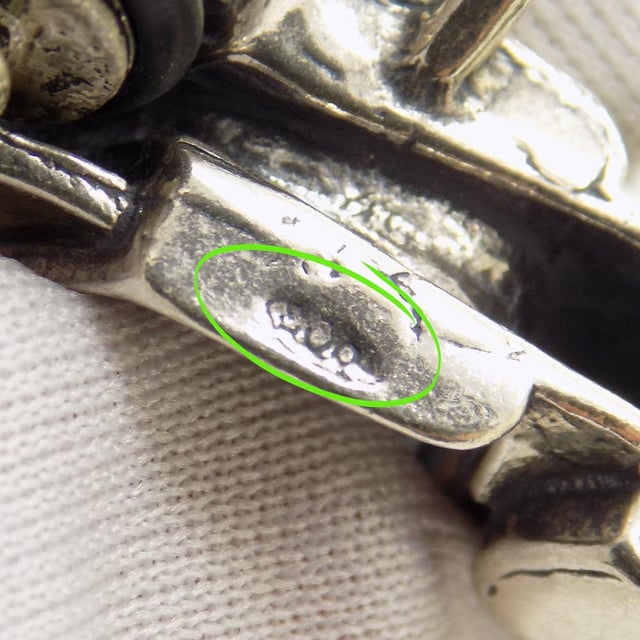 Silver Vintage Italian Silver Vespa Piaggio Scooter Figurine, 1980s For Sale - Image 8 of 12