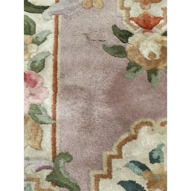 Vintage Chinese Art Deco Rug, 1980s For Sale - Image 9 of 13