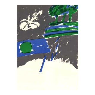 Pierre Nivollet Original Lithograph N10-7 Noise 1988 For Sale