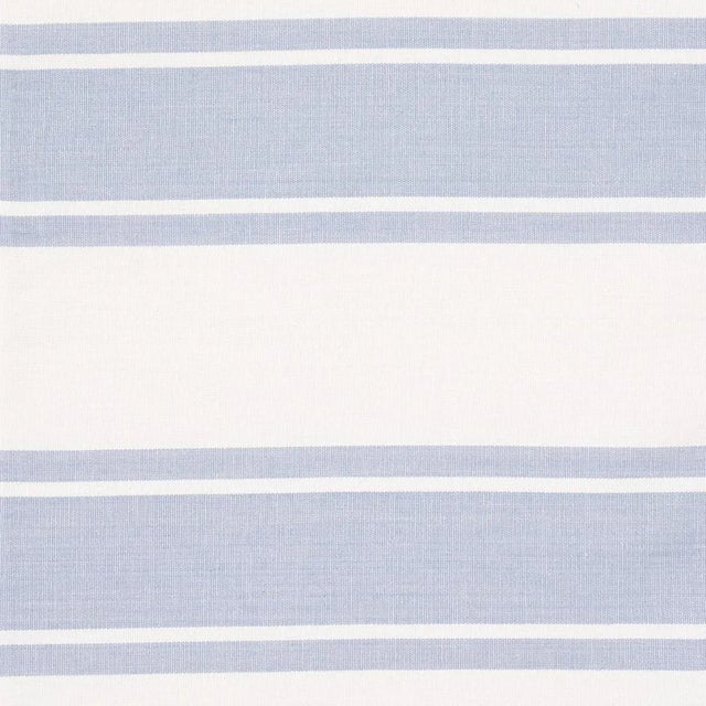 Schumacher Sample - Schumacher Nomad Fabric in Sky For Sale - Image 4 of 6