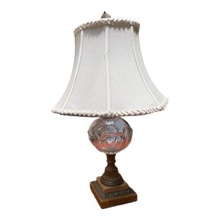 Mid-Century Modern Ceramic Hourglass Table Lamp For Sale