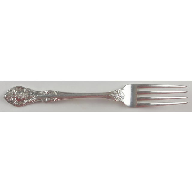 Traditional Gorham King Edward Sterling Silver Flatware Service for 12 With Chest 1936 Pattern For Sale - Image 3 of 7