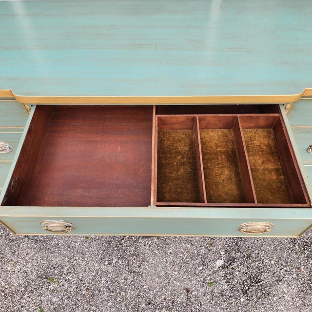 Antique Irwin French Country Buffet Sideboard Bar For Sale - Image 12 of 18