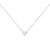 An elegant heart-shaped lab grown diamond is the brilliant focal point of this solitaire necklace for her. Set in 14K...