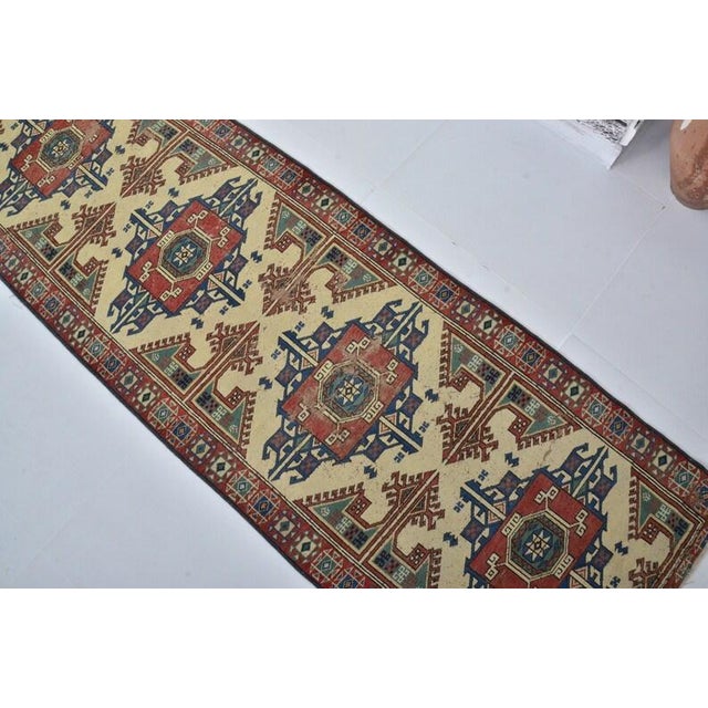 Vintage Antique Hallway Runner For Sale - Image 9 of 11