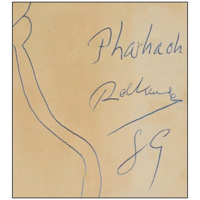 Expressionism Mid 20th Century Pharaoh's Sorrow, Noel Rockmore For Sale - Image 3 of 5