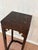 1960s asian-style burlwood plant stand/pedestal. Excellent condition.