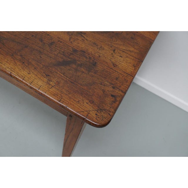 19th Century French Farmhouse Dining Table in Chestnut For Sale - Image 10 of 18