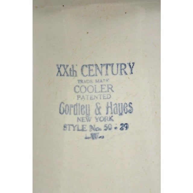 Antique Gordley & Hayes Salt Glazed Stoneware Lemonade Dispenser Table Lamp For Sale - Image 4 of 11