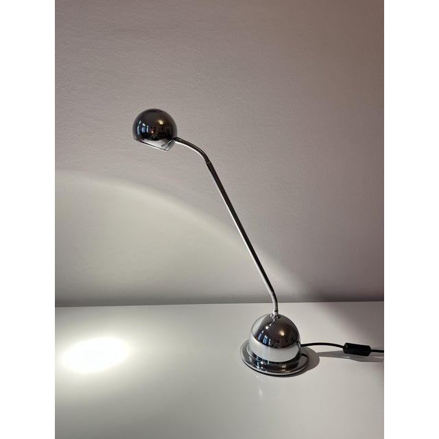 Space Age Chrome Table Lamp, 1970s For Sale - Image 9 of 9