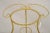 Mid 20th Century Italian Hollywood Regency Gold Iron Rope Form 2 Tier Bath Washstand Plant Stand For Sale - Image 4 of 13