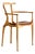 Mid-Century Modern Leather and Wood Gaulino Chair by Oscar Tusquets, 2018 For Sale