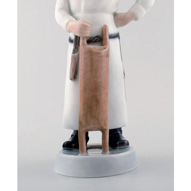 1960s Butcher Figurine by M. Bovenschulte for Royal Copenhagen For Sale - Image 5 of 9