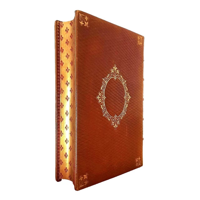 Illustration (1862) Unique Fine Binding Christian Devotional Book - Gauffered Fore Edge Antique Illustrated Christian Bible Art For Sale - Image 3 of 18