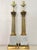 Mid 20th Century Italian White Marble and Carved Brass Neoclassical Column Lamps, a Pair For Sale - Image 11 of 11