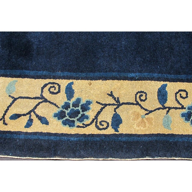 1920’s Antique Chinese Peking Rug-4' X 6'8 For Sale - Image 4 of 5