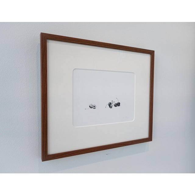 Pointillism Drawing by Iowan Artist Anna Flickinger Titled Halved For Sale - Image 4 of 4