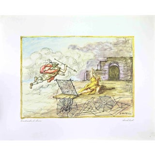 Giorgio De Chirico, The Metamorphosis of Arachne, Vintage Offset Print, 1962 For Sale
