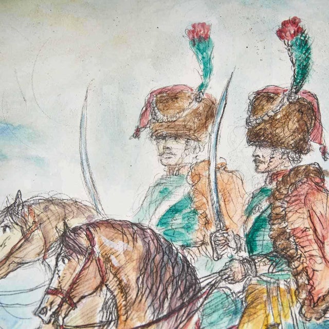Giovanni Francesco Gonzaga, Untitled, Watercolor Print For Sale - Image 3 of 6