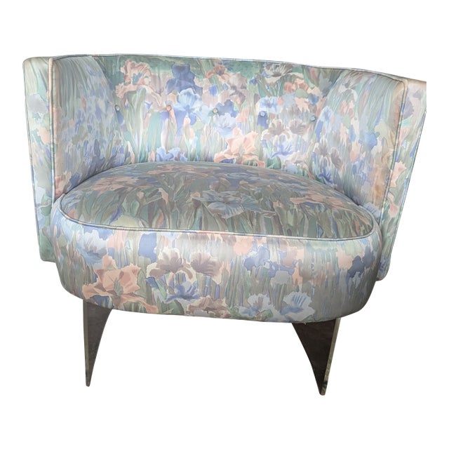 Vladimir Kagan? Floating Lucite Swivel Style Lounge Chair, Circa 1960s For Sale