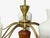 Swedish Modern, Chandelier, Brass, Mahogany, Glass, Sweden, 1940s For Sale - Image 10 of 11