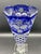 1960s Vintage Crystal Cobalt Blue Overlay Cut Crystal Vase from Meissen, 1960s For Sale - Image 5 of 18