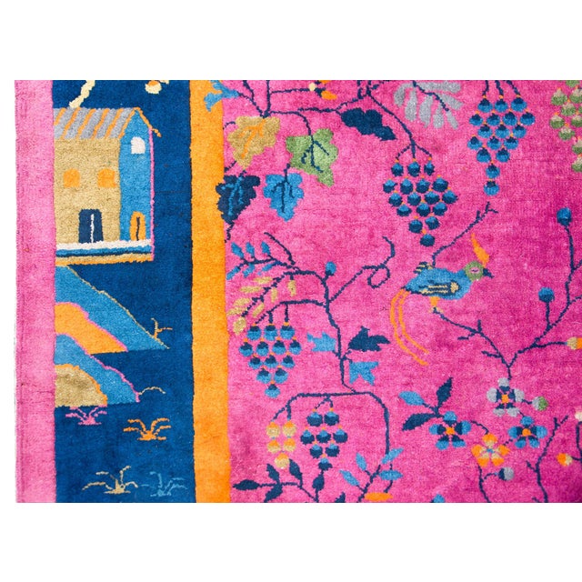 Early 20th Century Chinese Art Deco Rug For Sale - Image 10 of 14